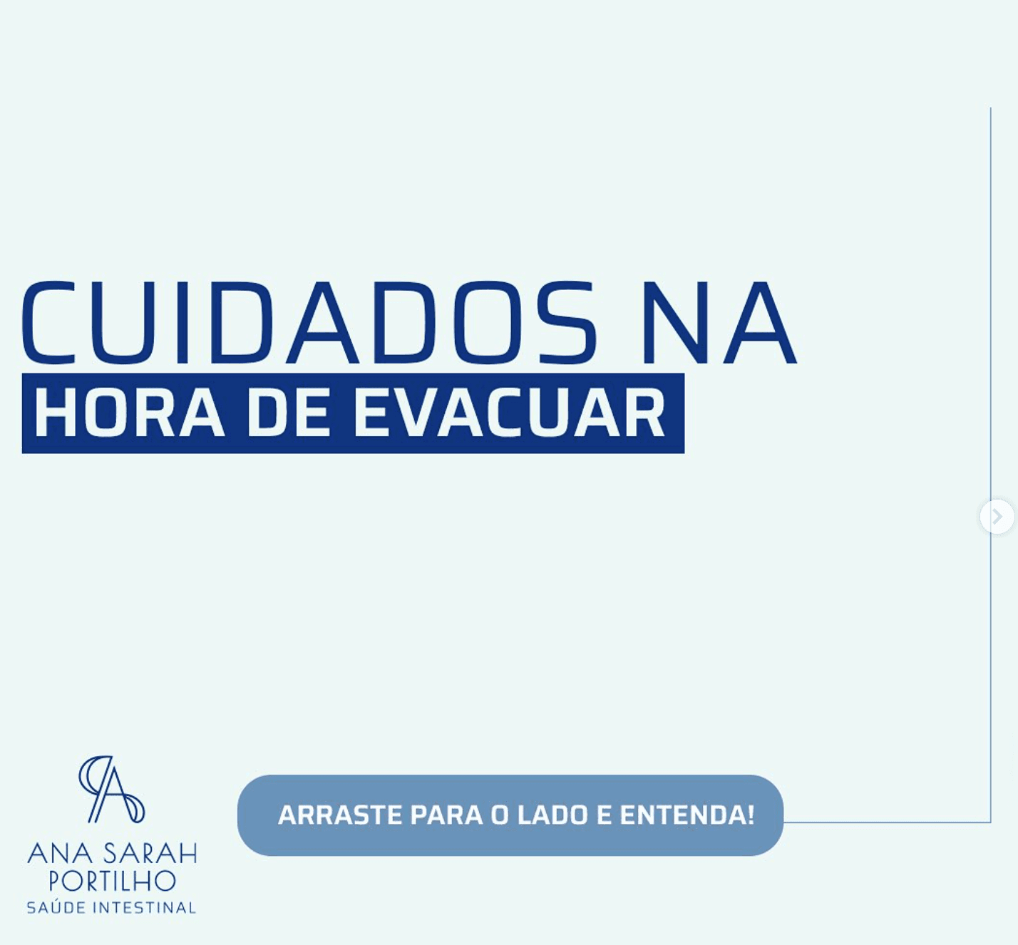 Cuidados na hora de evacuar