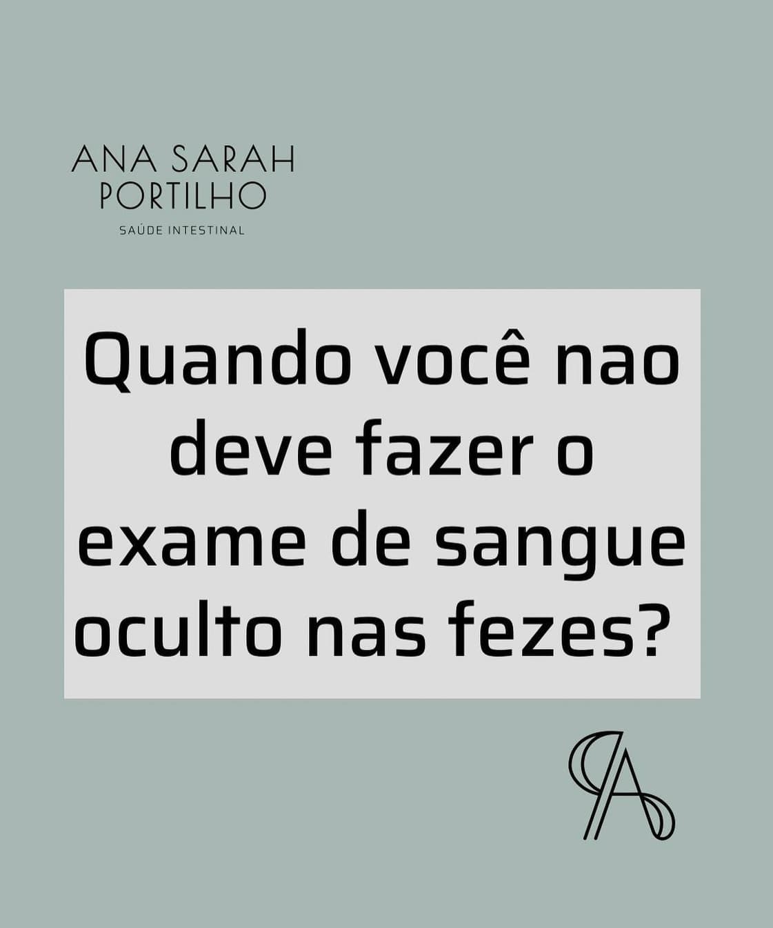 Quando você não deve fazer o exame de sangue nas fezes